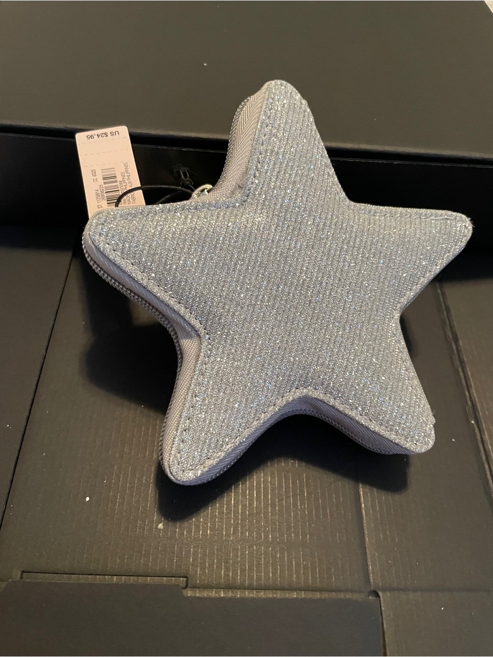 Victoria secrets Star Wristlet Coin Purse - Silver Sparkle